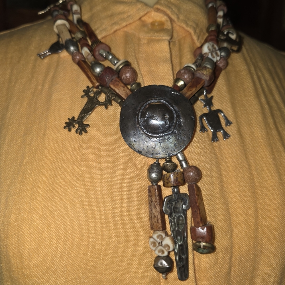Mary Doug Hancock Mummy's Bundle Necklace